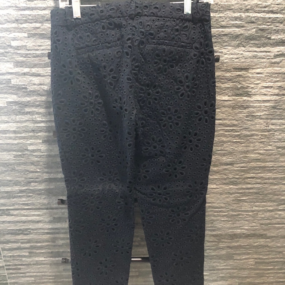 J Crew Cafe Cotton Capris Size 0 in Navy